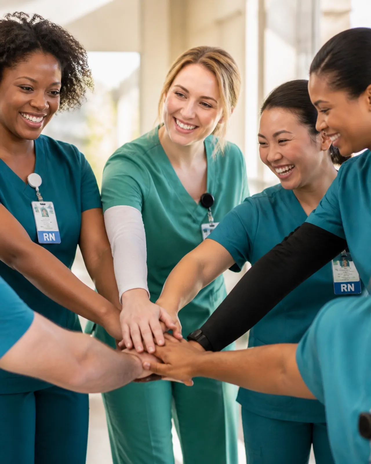 A supportive team of nurses
